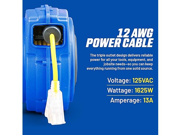 Goodyear Extension Cord Reel 12AWG x 40'