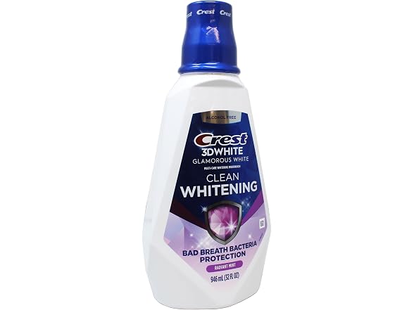 Crest 3D White Mouthwash 32oz