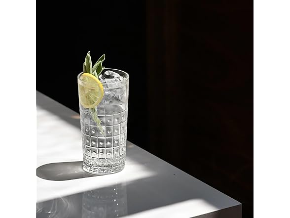 Bormioli Rocco Bartender Este 10.25 oz. Long Drink Drinking Glasses Set of 4