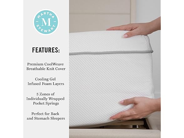 Martha Stewart SleepComplete Twin Mattre