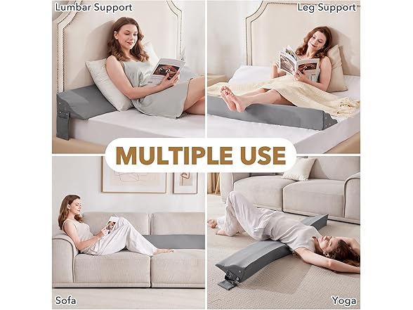 Paxato Twin Size Bed Wedge Pillow