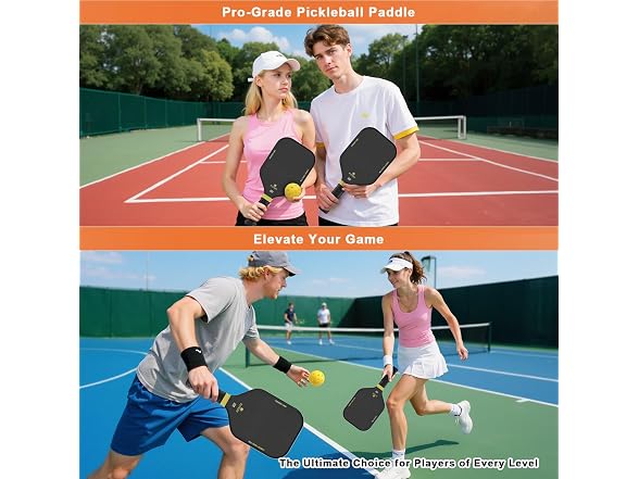FLYKEY T700 Carbon Fiber Pickleball Paddle