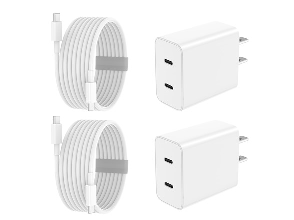 Niubil 2Pack Phone Charger Block
