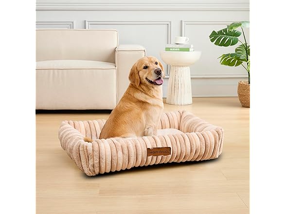 Modern Threads Ribbed Plush Two-Tone Cuddler