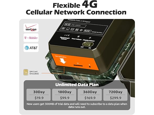 VOOPEAK 4G LTE Trail Camera 2K