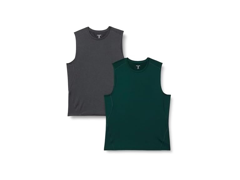 Amazon Essentials Men Active Quick Dry Moisture-Wicking Muscle Shirt - Gallery 8