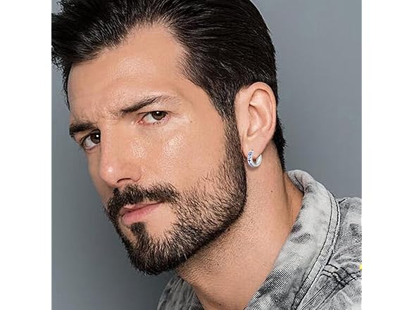 Viking Rune Hoop Earrings