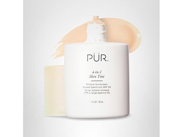 PUR Tinted Sunscreen for Face, 4-in-1 Skin Tint
