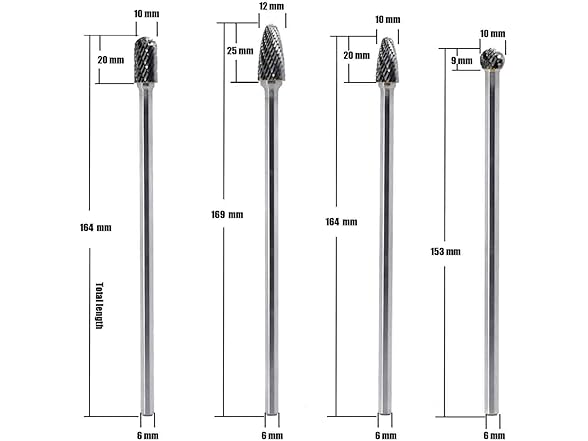 LA HARDWARE INC 4pcs Grinder Burr Set