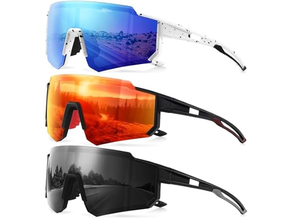 gesruny Polarized Sport Sunglasses