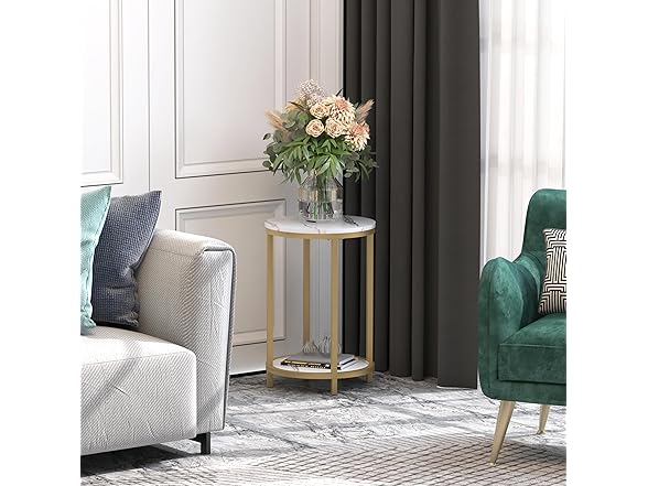 WiberWi Side Table whiteblack