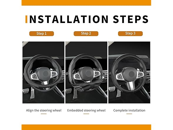 Custom Fit for Ford Steering Wheel Cover