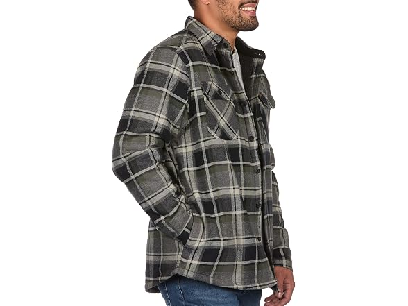 Coleman Men (L) Sherpa Lined Yukon Flannel Jackets