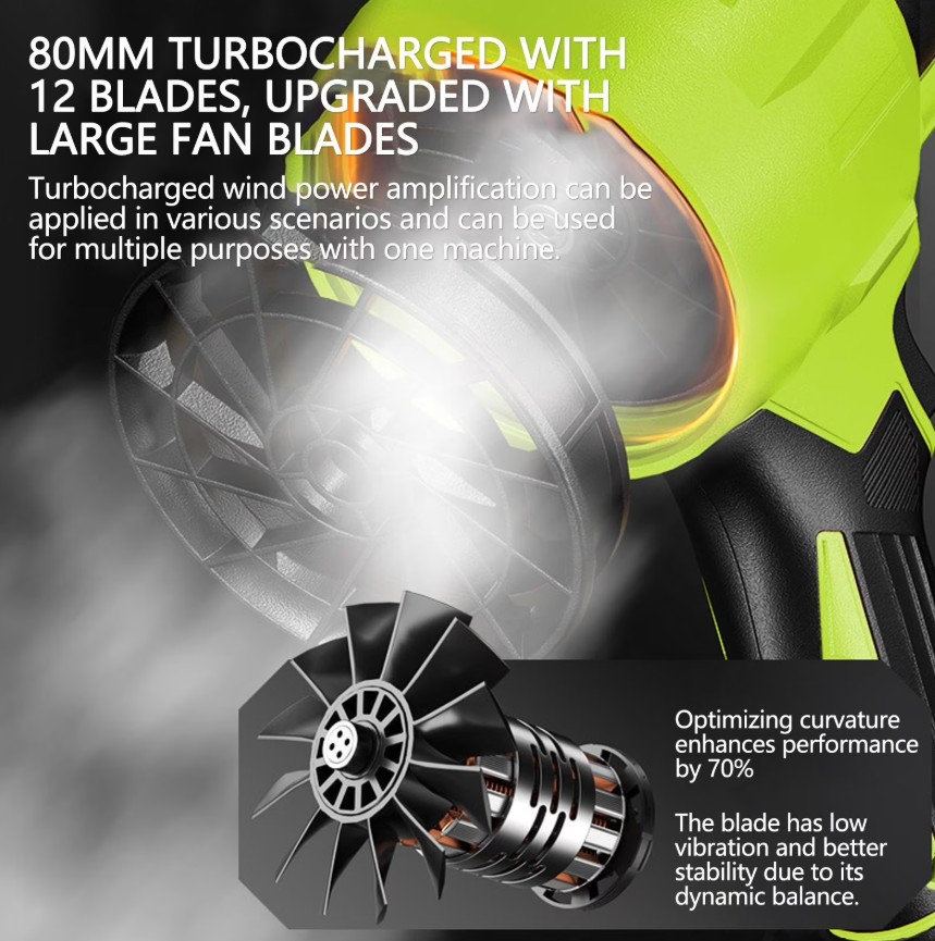 PROPOWERTOOL Brushless Leaf Blower - Gallery 13