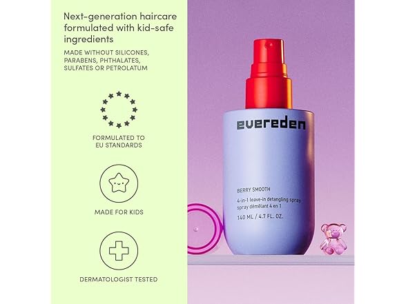 Evereden Kids Detangler Spray 4-in-1 4oz