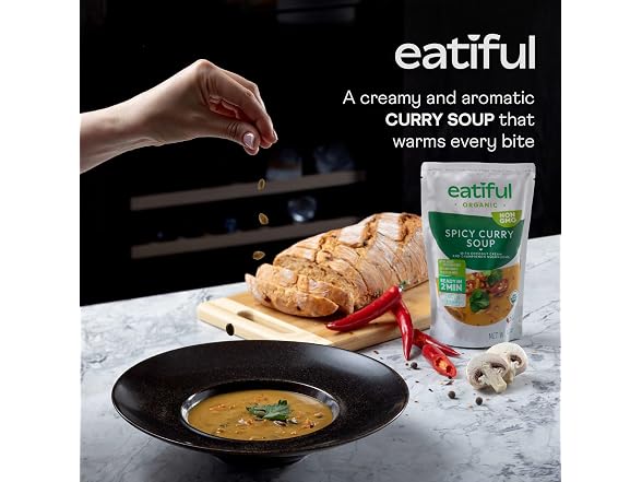 EATIFUL Curry Soup 14Ounce Pack of 10