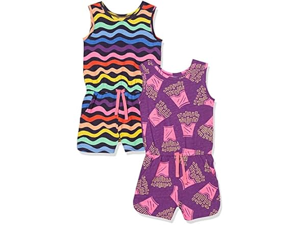 Spotted Zebra Girls Knit Rompers