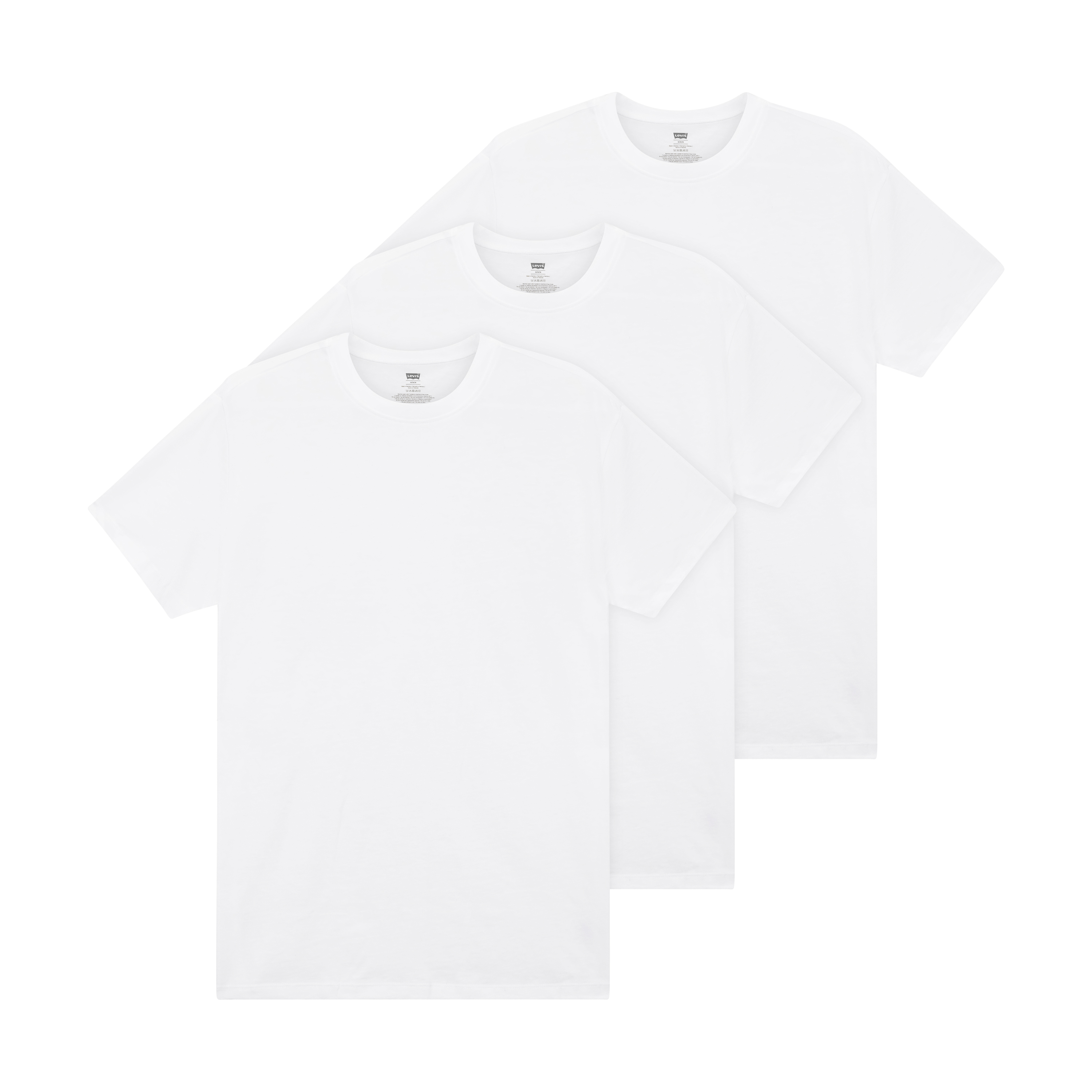 Levi's Men's 3-Pack Basic Crewneck T-Shirt - Gallery 5