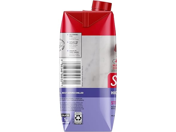 12CT SlimFast Protein Shake, Strawberry- 20g Protein