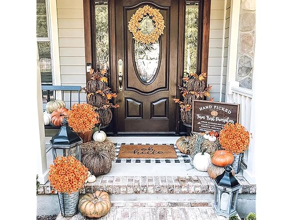 16 Bundles Artificial Fall Flower