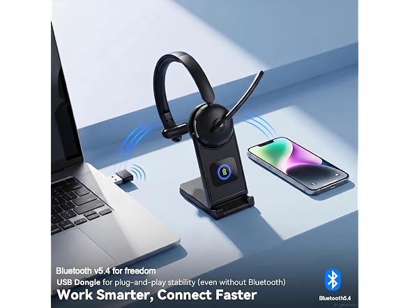 Waxop Wireless Bluetooth Headset 65H