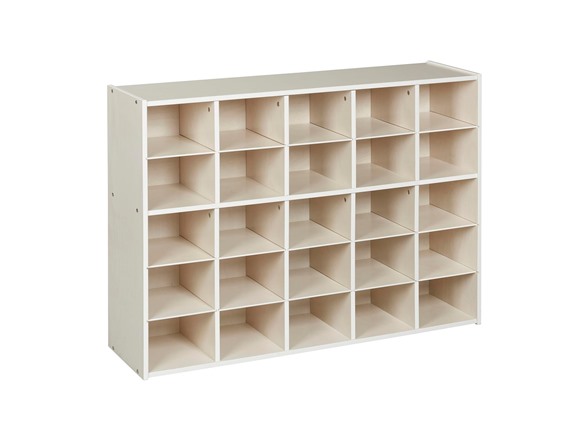 ECR4Kids Streamline 25 Cubby Tray Storage Cabinet