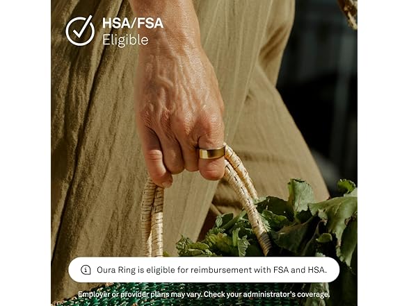 Oura Ring 4 - Gold - Size 8 - Smart Ring