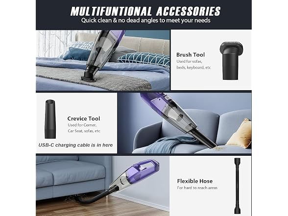 Bossdan Handheld Vacuum Cordless