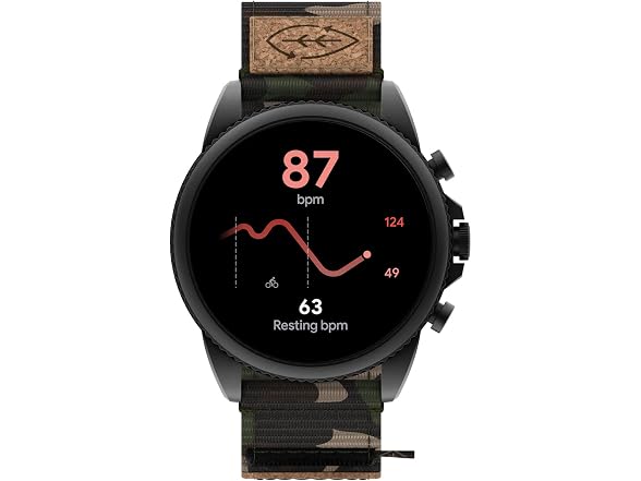 Fossil Men Gen 44mm Stainless Steel Cork Watch