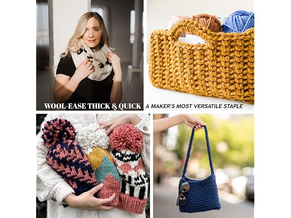 Lion Brand Yarn Wool-Ease Thick & Quick