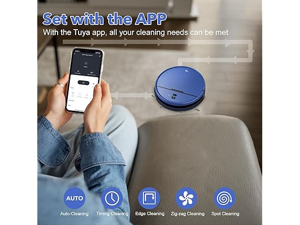 iMartine 2 in 1 Mopping Robot Vacuum Cleaner