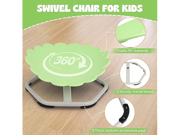 Dollate Sensory Swivel Chair for Kids