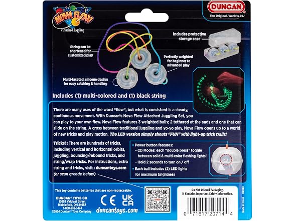 Duncan Toys Light-Up Nova Flow Skill Toy