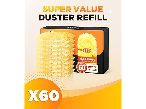 Rekopi 60 Count Heavy Duty Duster Refills