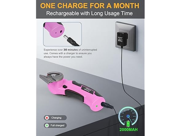 AMZBUY Cordless Electric Scissors -Choose Color
