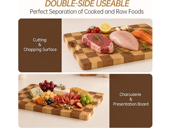Cutting Boards for Kitchen, Bamboo