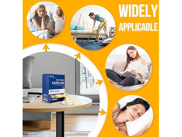Dison 500Pairs Foam Earplugs