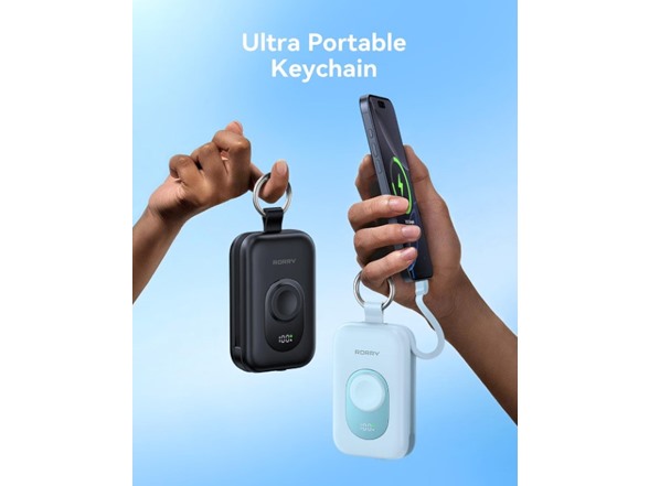 RORRY 20000mAh Power Bank w/ Wall Plug 30W
