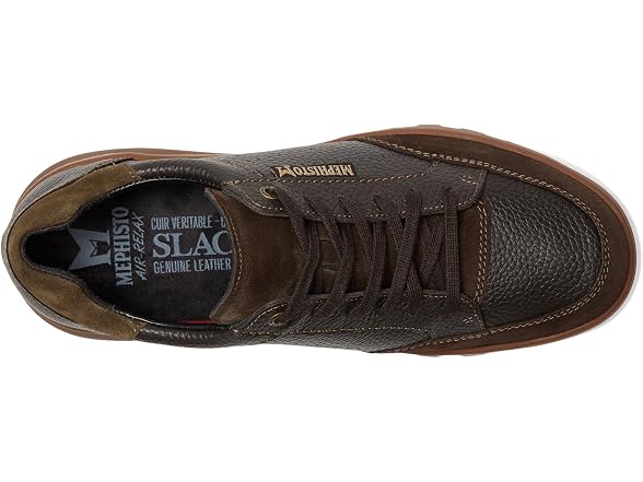 Mephisto Mens Flynn Dark Brown 8 Medium