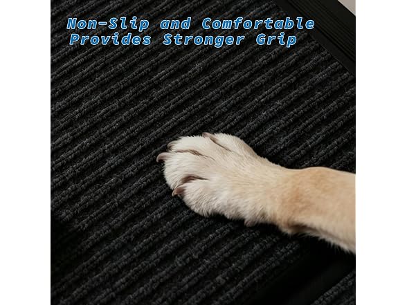 Ashfield & Harkness: Felt Dog Ramp - 71 x20, Black