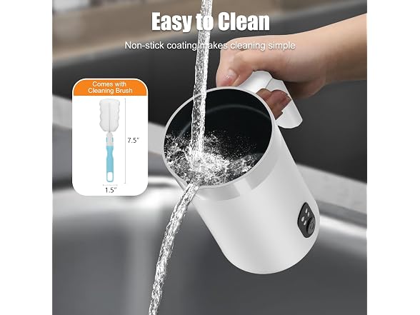 CookSwift White 13.05oz Milk Frother