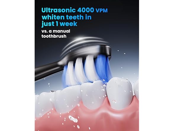 Onlyone Ultrasonic Rechargeable Toothbrush 8 Heads