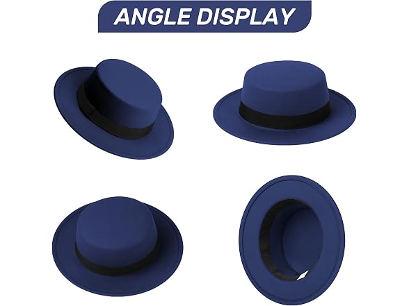 WRTTR Flat Fedora Hat