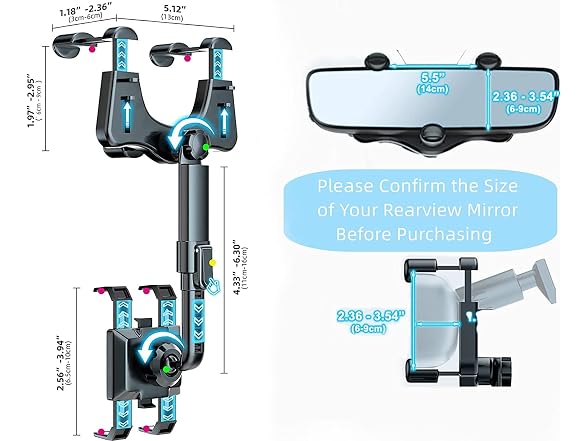 Timpou Car Phone Holder