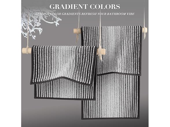 BSICPRO Bathroom Rugs Sets 2 Piece