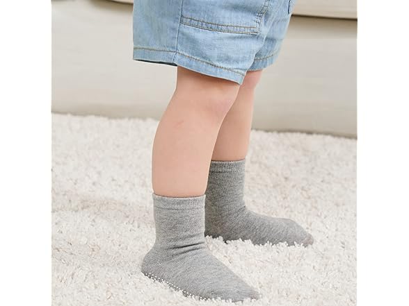 12 Pair Baby Non Slip Ankle Socks
