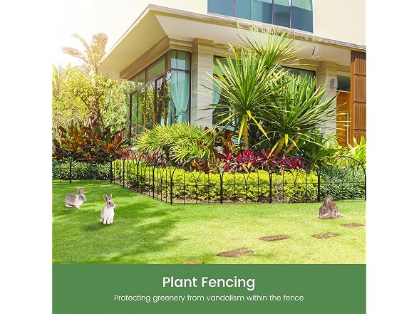 Youpehom Small Garden Fence