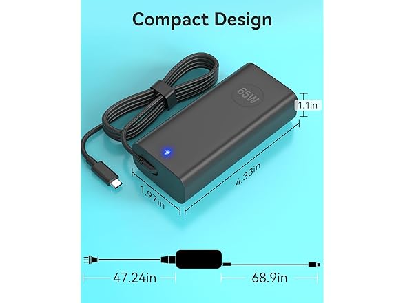 AKELON 65W 45W USB C Laptop Charger