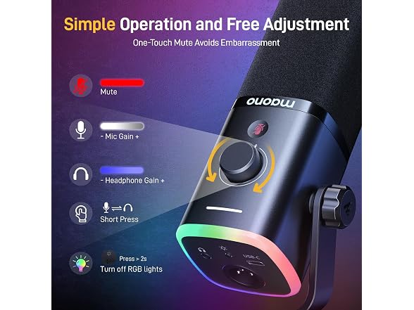 MAONO XLR/USB Gaming Microphone