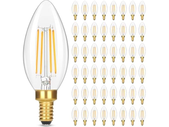 GoBright B0GXDYYFJR E12 Candelabra LED Light Bulbs